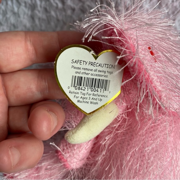 Vintage TY Punkies Pipsqueak the Elephant Beanie baby plushie Punkies Collection - Picture 5 of 8